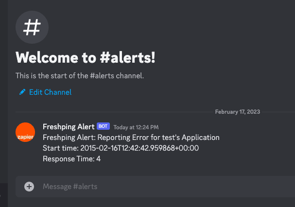 Discord Alert